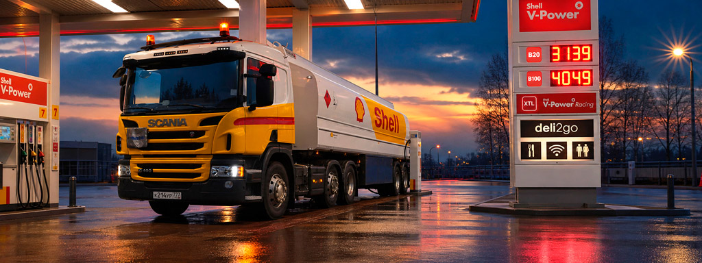 Дизельное топливо: АЗС Шелл (Shell)