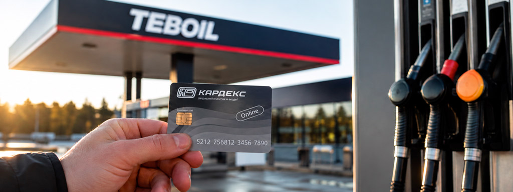 Топливные карты Кардекс для АЗС Тебойл