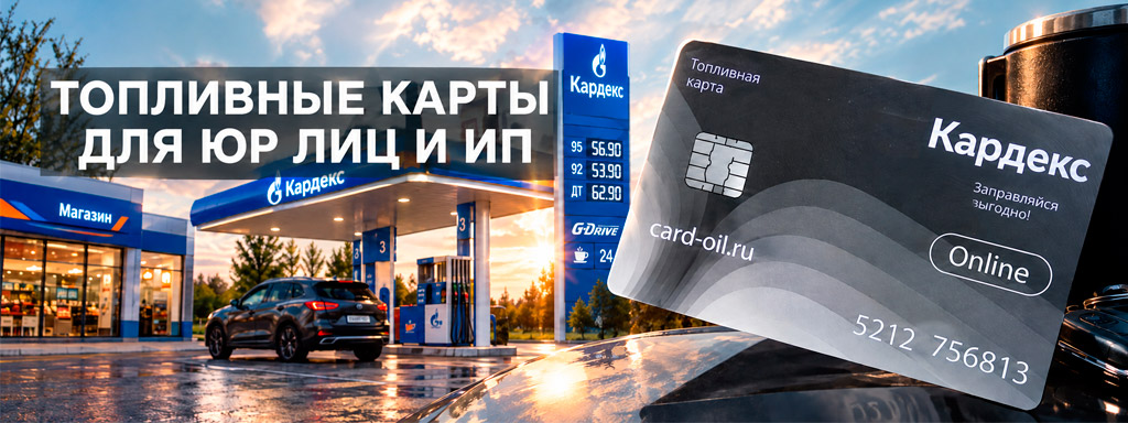 ТОПЛИВНЫЕ КАРТЫ ГАЗПРОМ ДЛЯ ЮР ЛИЦ И ИП